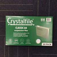 Crystalfile Classic A4 box 20 green