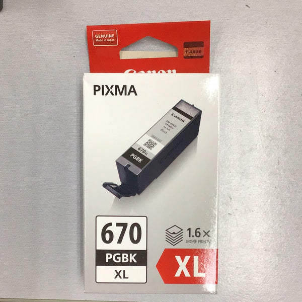 Canon 670 XL black printer cartridge