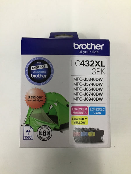 Brother LC432XL CMY Colour Pack