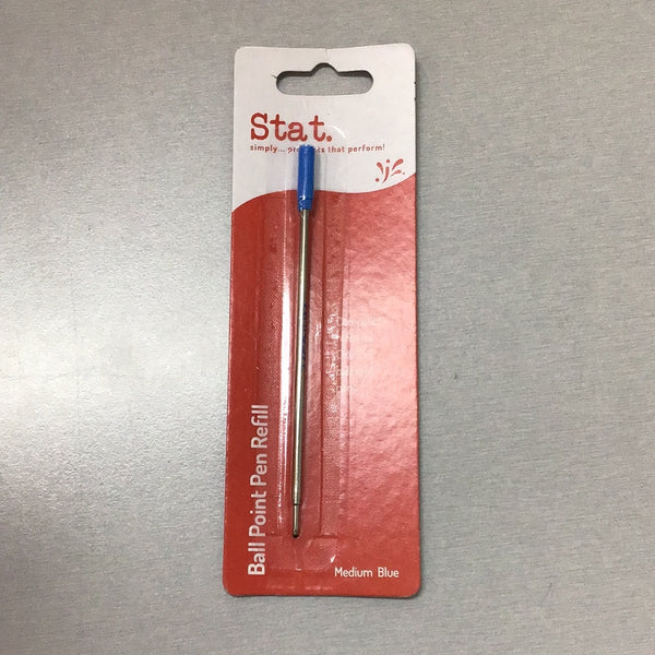 Stat pen refill BP medium blue
