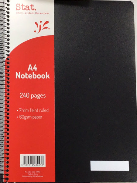 Stat A4 Notebook 240 pages