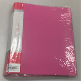 A4 display book 60 sheet assorted colours