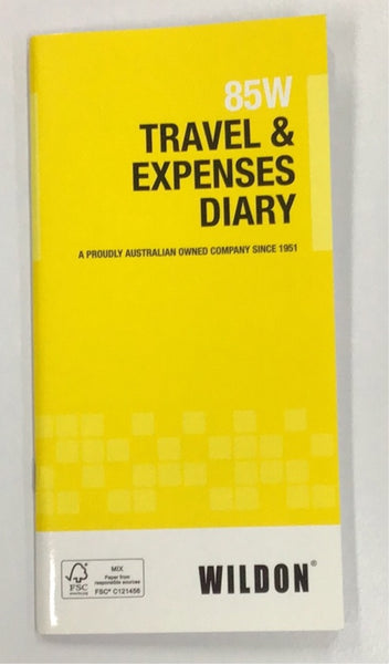 Wilson travel and expenses diary