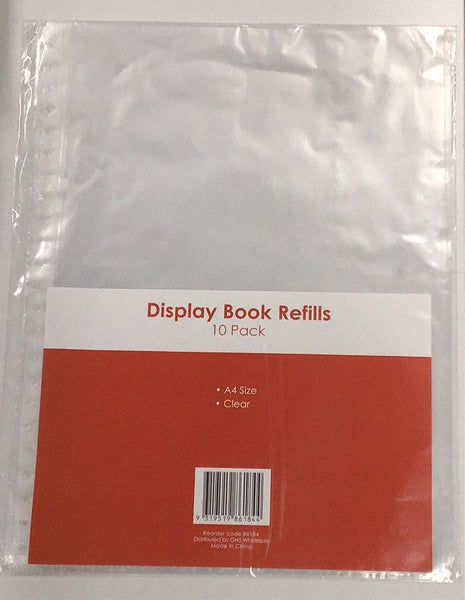 Stat A4 display book refills 10PK