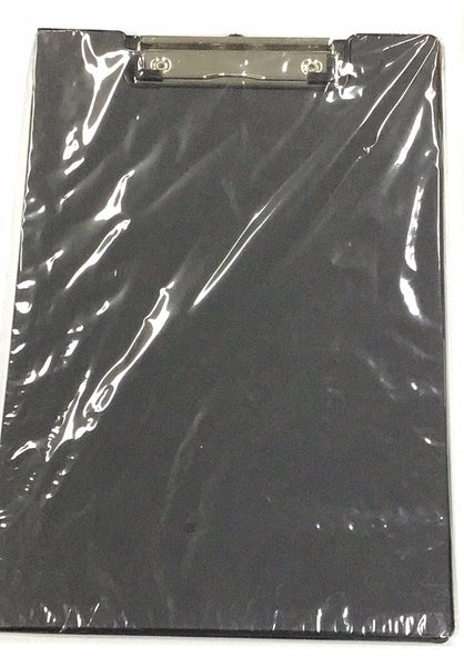 Black A4 Clipboard Folder with Pocket