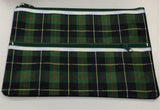 Pencil case Marbig giant 360x255mm 2 zip assorted colours