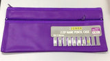 OSMER Pencil case 35x18 2 zip assorted colours