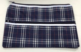 Pencil case Marbig giant 360x255mm 2 zip assorted colours