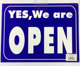 Open/Close Sign - Blue