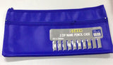 OSMER Pencil case 35x18 2 zip assorted colours
