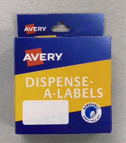 Avery label dispense 19x36 white