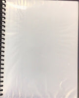 A4 display book clear front with Black Back