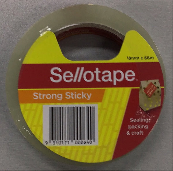 Sellotape Sticky Tape 18mm x 66m