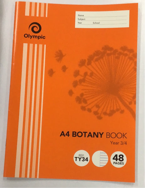 Botany book Olympic A4 year 3/4 48 page