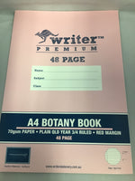 Writer Premium A4 Botany Book Year 3/4