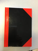 A5 Black and Red Notebook
