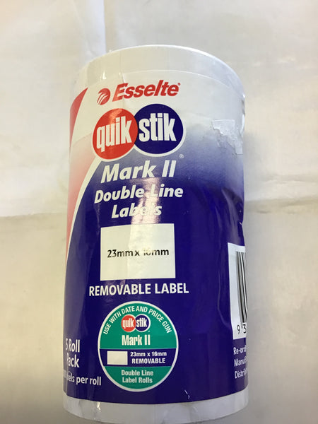 Esselte quik stik Mark 11 double line Labels