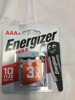 Energizer Max AAA 4 pack