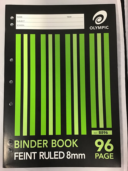 Olympic A4 Binder Book 96 page