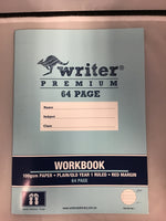 writer Premium 64 page Workbook Year 1