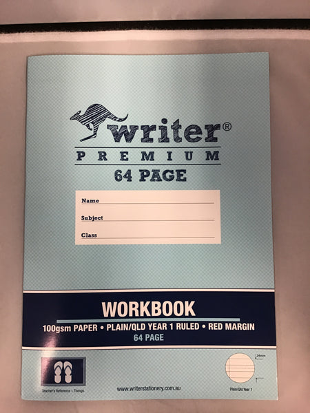 writer Premium 64 page Workbook Year 1