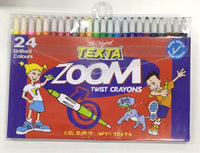 Texta Zoom Twist Crayons 24 PK