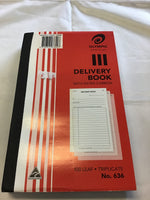 Olympic Delivery Book with Extra Carbon Triplicate No 636 100 leaf