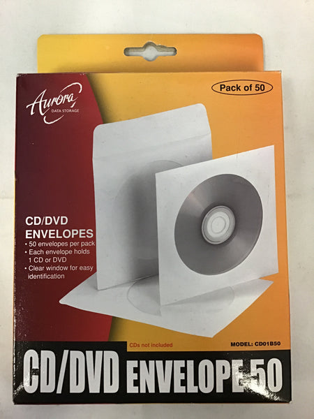 CD/DVD Envelopes 50 pack