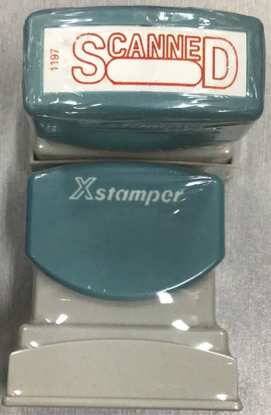 X-Stamper Scanned with Date SpaceRed
