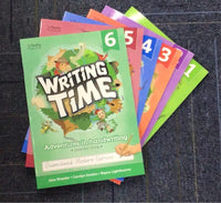 Writing time student practice books F-6
