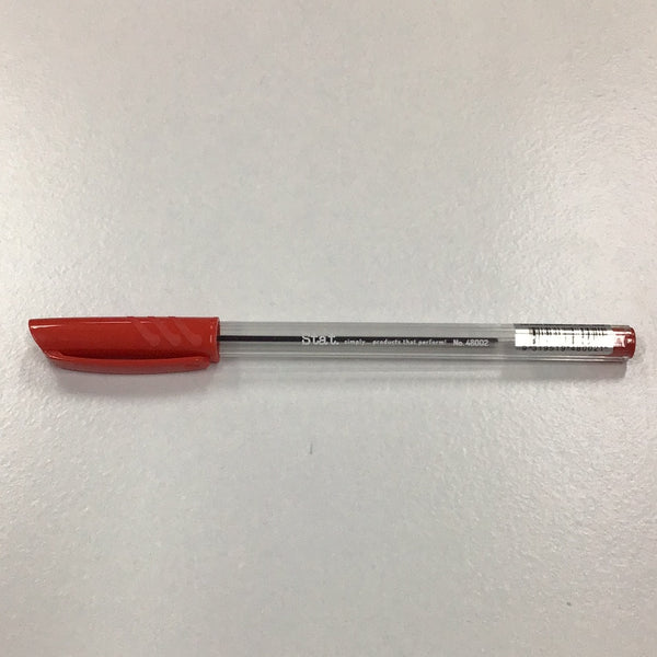Stat pen BP medium red