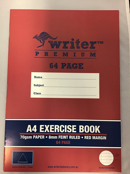 Writer Premium A4 Exercise Book 64 page