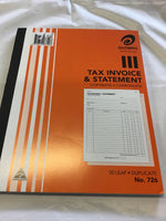 Olympic Tax Invoice & Statement Carbonless No 726 50 leaf