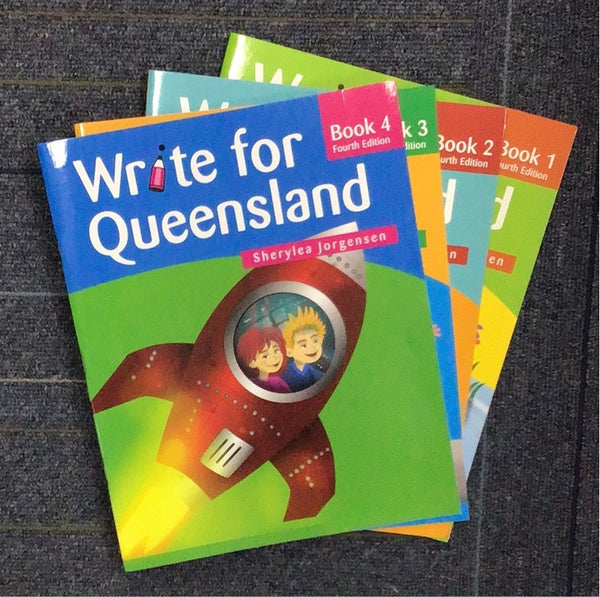 Write For Queensland Fourth Edition Book 1, 2,  3, 4