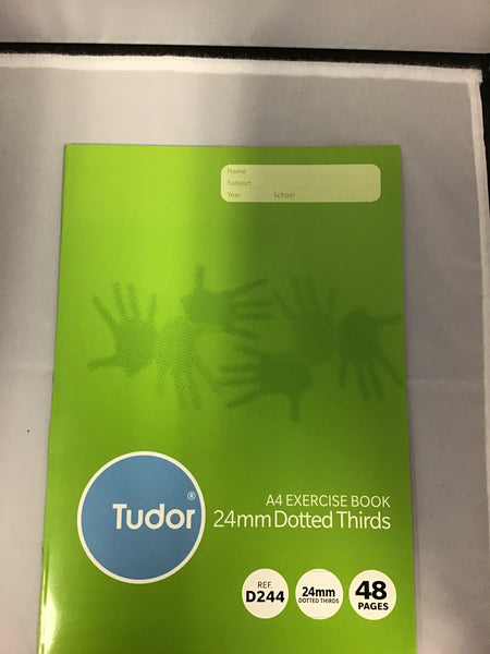 Tudor A4 Exercise Book 24mm Dotted Thirds 48 page