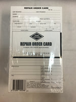 Zions systems Repair Order Cards pk250