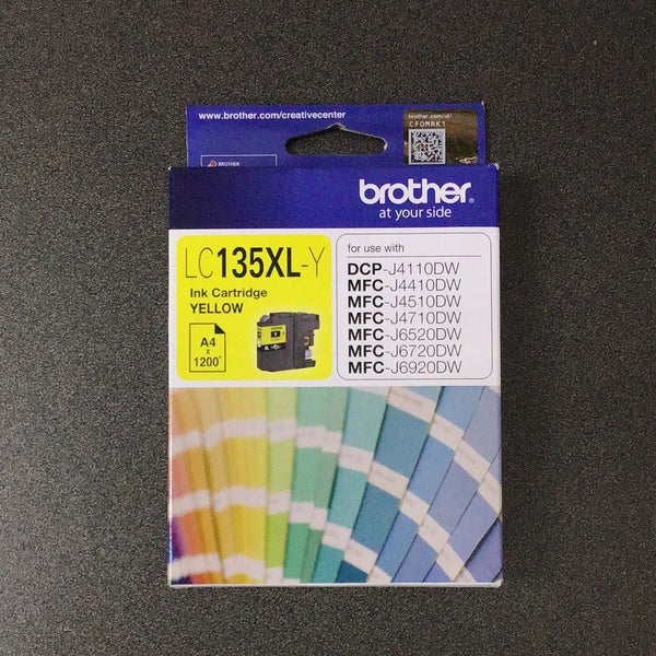 Brother LC135XL-Y yellow printer cartridge