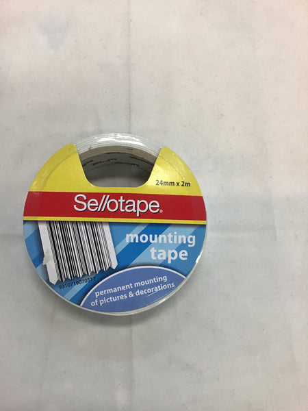 Sellotape mounting Tape 24mm x 2m