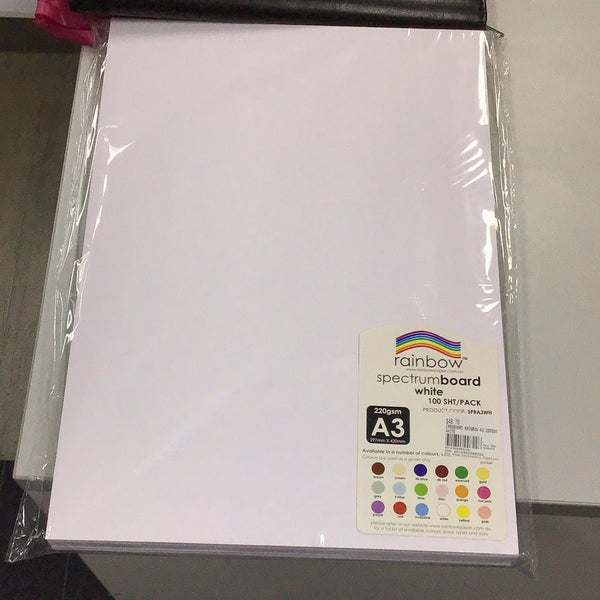 A3 Spectrum Board White 100Pk