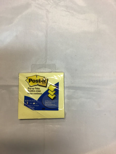 Post It Notes Pop -up Yellow 73mm x 73mm