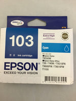 Epson 103 Cyan Ink Cartridge