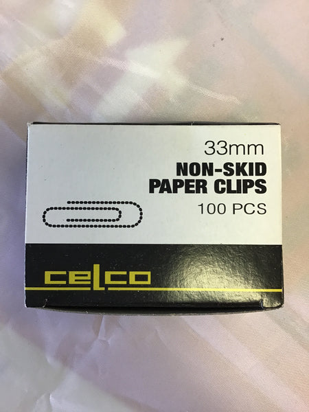 Celco Non Skid 33mm Paper Clips