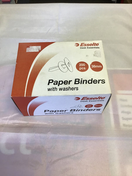 Esselte Paper Binders and Washers 200pk