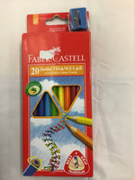 Faber Castell 20 Junior Triangular Pencils