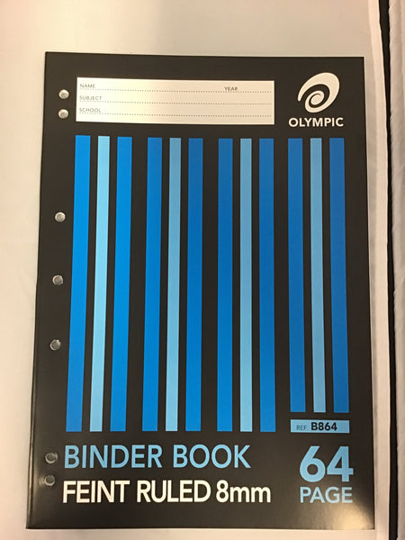 Olympic A4 Binder Book 64 page