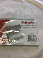 Esselte A-Z Index Set 6x4