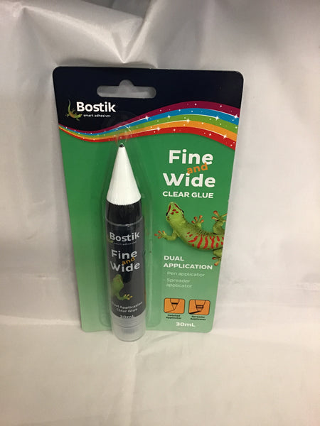 Bostik Fine and Wide Clear Glue 30ml
