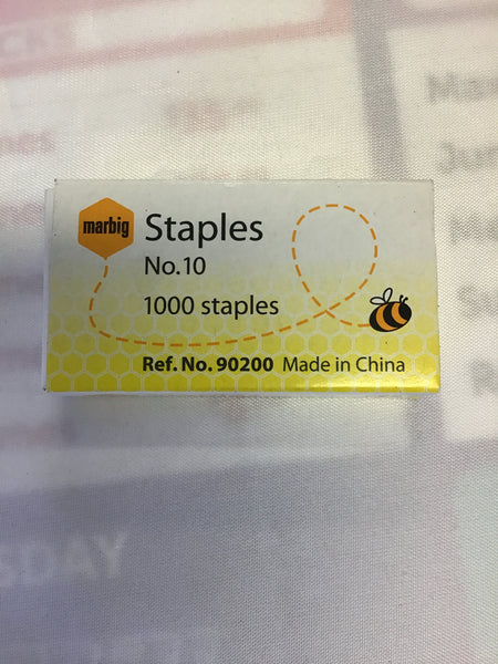 Marbig Staples No 10 Box 1000