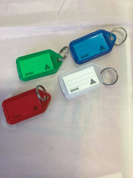 Key Tags Assorted Colours