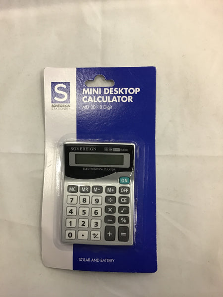 Sovereign Mini Desktop Calculator MD 80